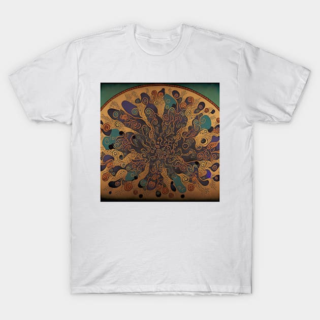 Pattern Round swirl T-Shirt by MindTankArt